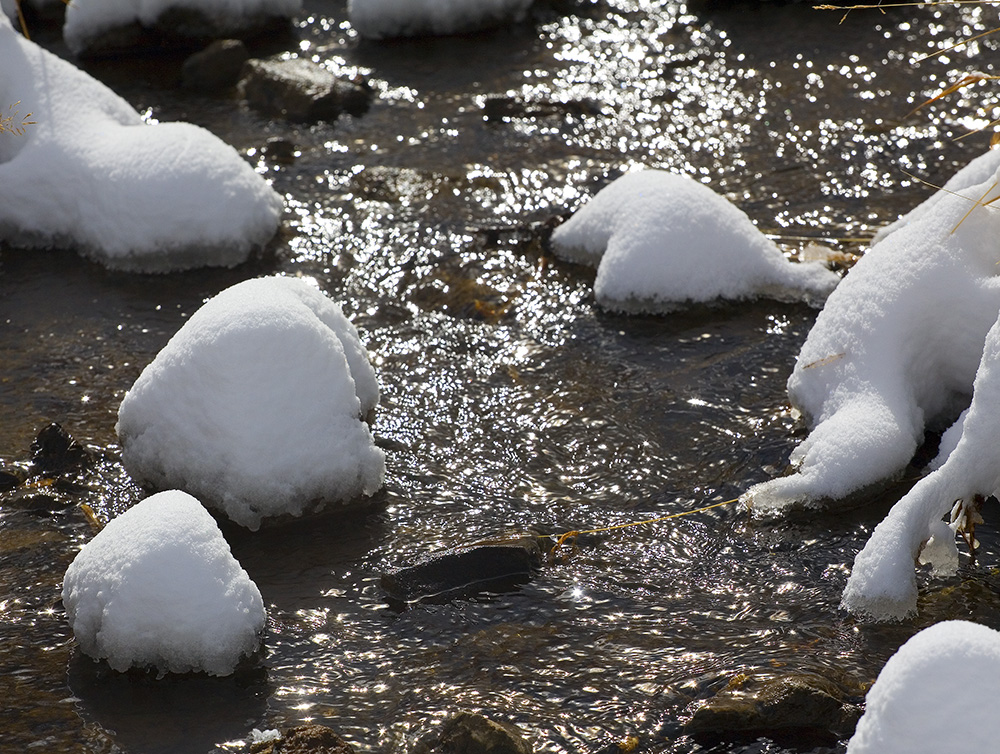 Frozen stream in Colorado, Guy Sagi